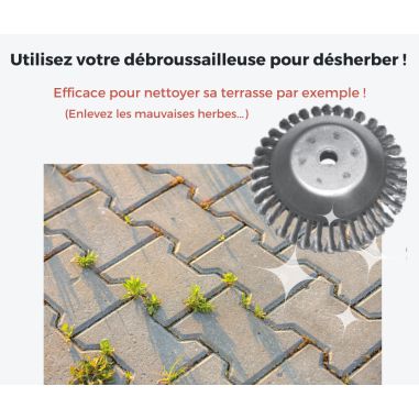 BROSSE DE DESHERBAGE ECOLOGIQUE 170 mm X 25.4mm - 47525101