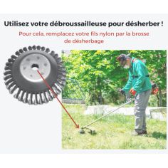 BROSSE DE DESHERBAGE ECOLOGIQUE 200 X 25.4 mm - 47625101 2