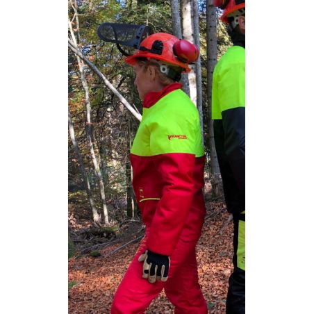 VESTE FORESTIERE ANTICOUPURE ROUGE - FRANCITAL VESTE FORESTIERE ANTICOUPURE ROUGE - FRANCITAL