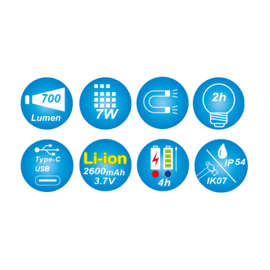 LAMPE D'INSPECTION PLIABLE - KING TONY LAMPE D'INSPECTION PLIABLE - KING TONY