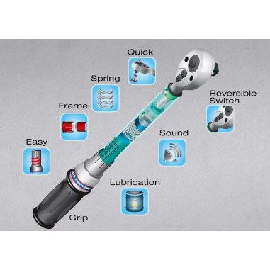 CLE DYNAMOMETRIQUE 1/4'' - KING TONY CLE DYNAMOMETRIQUE 1/4'' - KING TONY