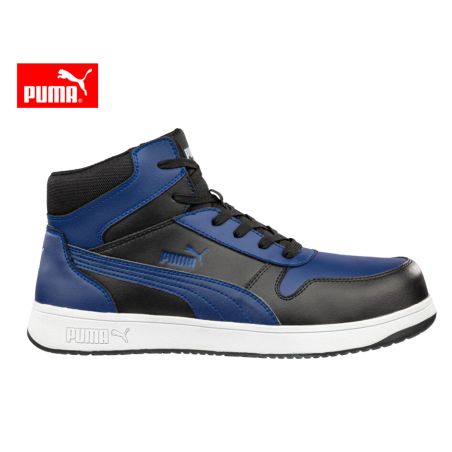 CHAUSSURES HAUTE S3 DE SECURITE FRONTCOURT NOIR/BLEU - PUMA CHAUSSURES HAUTE S3 DE SECURITE FRONTCOURT NOIR/BLEU - PUMA