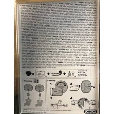 TETE A FIL NYLON TAP&GO 130MM (livrée avec 5 adaptateurs) - OREGON