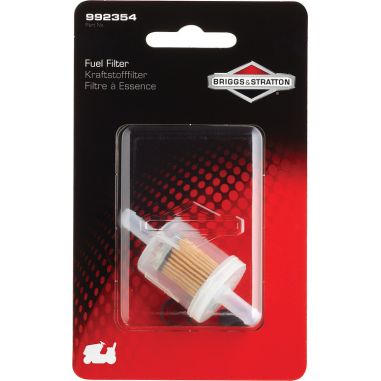 FILTRE A ESSENCE BLANC 40 microns SUR DURITE BLISTER 84001895 PIECE D'ORIGINE Briggs & Stratton