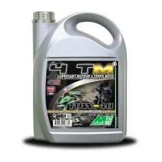 HUILE MOTEUR ET TRANSMISSION DE MOTO 4 TEMPS 10W40 (C4TM104/C4M) - 5L - MINERVA