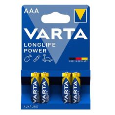 PACK DE 4 PILES AAA - LR03 - 1.5V - VARTA