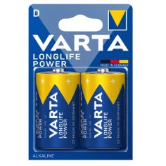 PACK DE 2 PILES D - LR20 - 1.5V - VARTA