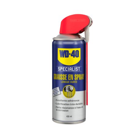 BOMBE AEROSOL WD40 - SPECIALIST GRAISSE EN SPRAY - 400 ML