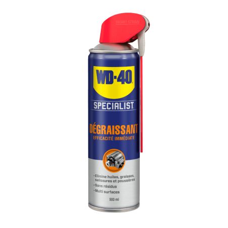 BOMBE AEROSOL WD40 - SPECIALIST DEGRAISSANT HAUTE PERFORMANCE 500 ml
