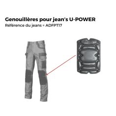 PROTECTION DE GENOUX - GENOUILLERES POUR JEAN'S - U-POWER  2