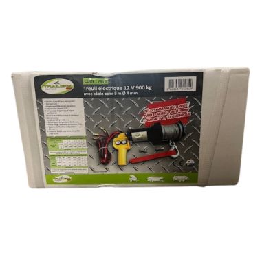 TREUIL ELECTRIQUE 12V 900 Kg