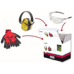 KIT DE SECURITE PROTEGE OREILLES + LUNETTES + GANTS - OREGON 2