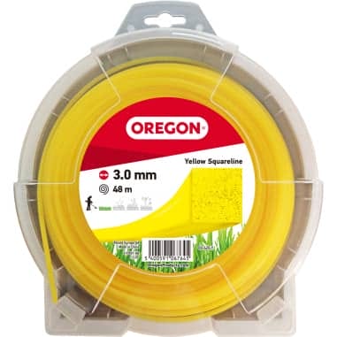 FIL NYLON CARRE JAUNE 3.0MM 48M - OREGON