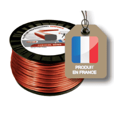 FIL NYLON COEXCEL CARRE - 4.0X75M - BOBINE