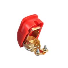 COSSE DE BATTERIE A MONTAGE RAPIDE - ROUGE POSITIF