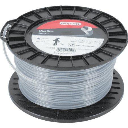 FIL NYLON DUOLINE 4.0MM X 64M BOBINE - - OREGON