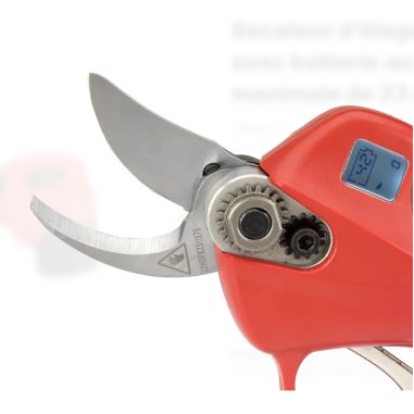 SECATEUR ELECTRIQUE AVEC BATTERIE - DIAMETRE DE COUPE 23MM - VENDU AVEC 2 BATTERIES