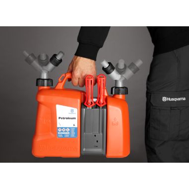 BIDON DOUBLE RESERVOIR (5L + 2 5L) - COMBICAN - ORANGE - Husqvarna