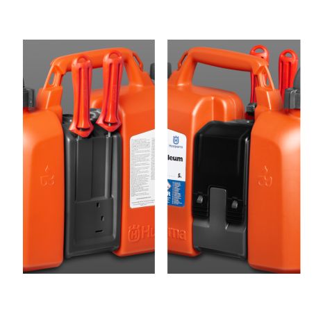 BIDON DOUBLE RESERVOIR (5L + 2 5L) - COMBICAN - ORANGE - Husqvarna