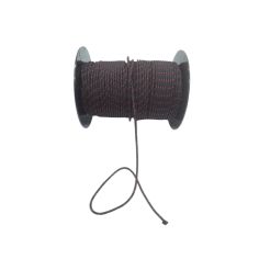 BOBINE DE CORDE DE LANCEUR 2.5mm x 100M - NOIRE TRESSÉE 
