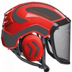 CASQUE ARBORIST INTEGRAL ROUGE/GRIS - PROTOS