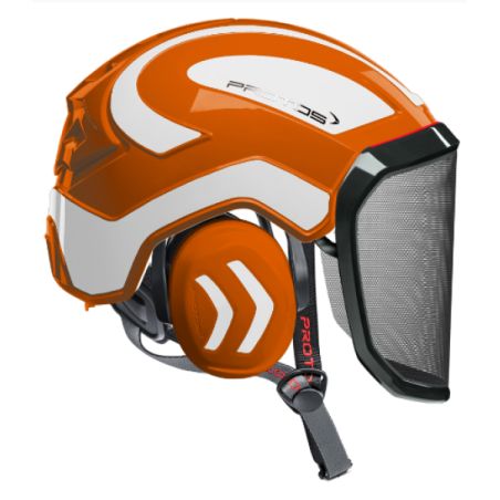 CASQUE ARBORIST INTEGRAL - ORANGE/BLANC - PROTOS