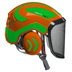 CASQUE ARBORIST INTEGRAL - ORANGE/VERT FLUO - PROTOS