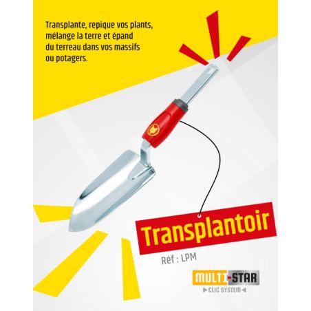 TRANSPLANTOIR 8CM - MS - OUTILLAGE WOLF