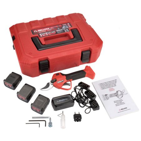 SECATEUR ELECTRIQUE POWERCUT SECONDE GENERATION (EPR238P3B) - COUPE DE 38mm - INCLUS 3 BATTERIES + 1 CHARGEUR TRIPLE - BELLOTA