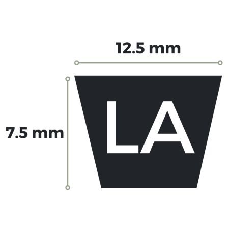 COURROIE LA23 LAO23 - 12.5 X 7.5 - 584.2 LP L. 603.Lint. 556 MITSUBOSHI