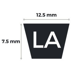 COURROIE LA43 LAO43 - 12.5 X 7.5 - 1092.2 LP L. 1111.Lint. 1064 MITSUBOSHI 2