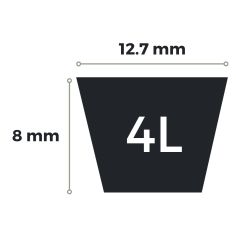 COURROIE KEVLAR 4L1100 (127553) MITSUBOSHI 2