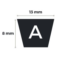 COURROIE LISSE MITSUBOSHI A-32.5 (A-32.5) MITSUBOSHI 2