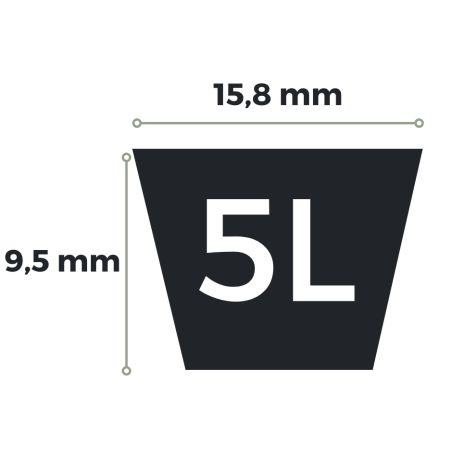 COURROIE Super KB 5LK500 5L500 (127595) ( 125177) KEVLAR MITSUBOSHI COURROIE Super KB 5LK500 5L500 (127595) ( 125177) KEVLAR MITSUBOSHI