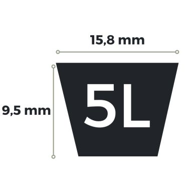 COURROIE Super KB 5LK750 5L750 (127620) KEVLAR MITSUBOSHI COURROIE Super KB 5LK750 5L750 (127620) KEVLAR MITSUBOSHI