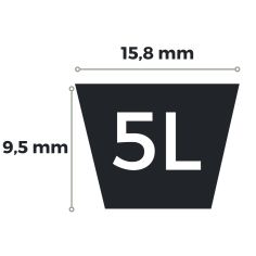 COURROIE Super KB 5LK940 5L940 (127639) KEVLAR MITSUBOSHI 2