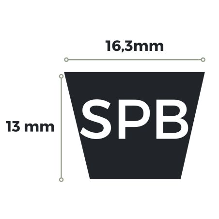 COURROIE SPB-3400 MITSUBOSHI COURROIE SPB-3400 MITSUBOSHI