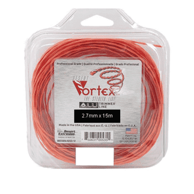 FIL NYLON TORSADE VORTEX ALU - 2.7 x 15M - ORANGE - DONUT