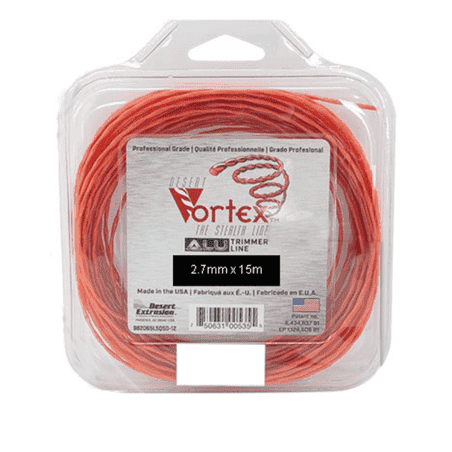 FIL NYLON TORSADE VORTEX ALU - 2.7 x 15M - ORANGE - DONUT