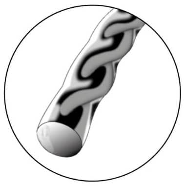 FIL NYLON TORSADE VORTEX ALU - 2.7 x 15M - ORANGE - DONUT