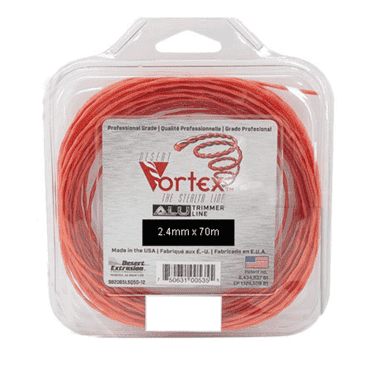 FIL NYLON TORSADE VORTEX ALU - 2.4 x 70M - ORANGE - DONUT