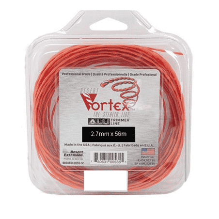 FIL NYLON TORSADE VORTEX ALU - 2.7 x 56M - ORANGE - DONUT