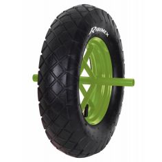 ROUE COMPLETE AVEC AXE - RUN FLAT - DIAMETTRE 400 MM (Pour brouette) - RIBIMEX