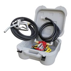 POMPE CEMATEX 12V 30l/min AVEC PISTOLET SIMPLE ALUMINIUM - CEMO