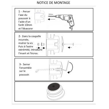 COUPELLE GENERIQUE ANTI-USURE POUR TETE DE DEBROUSSAILLEUSE TYPE STIHL AUTOCUT C25-2
