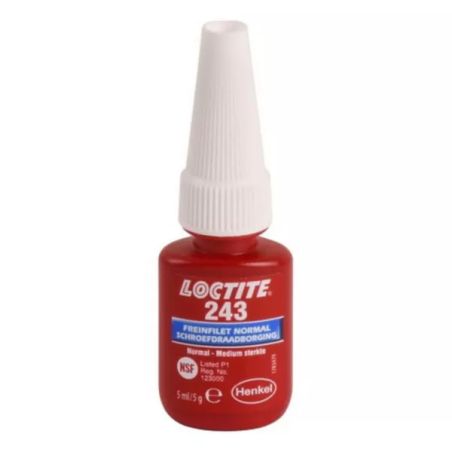 FREIN FILET BLEU - LOCTITE 243 - BLISTER FLACON 5 ML FREIN FILET BLEU - LOCTITE 243 - BLISTER FLACON 5 ML