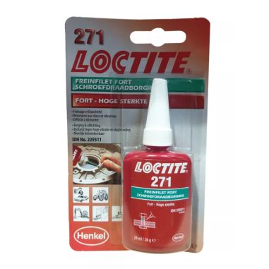 FREIN FILET ROUGE - LOCTITE 271 - BLISTER FLACON 24 ML