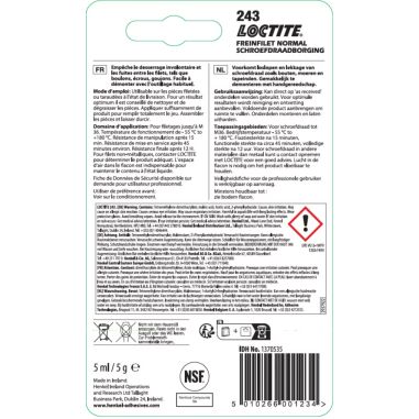 BLISTER FLACON- FREIN FILET BLEU-24 ML - LOCTITE BLISTER FLACON- FREIN FILET BLEU-24 ML - LOCTITE