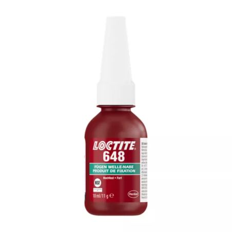 ADHESIF DE FIXATION VERT - LOCTITE 648 - BLISTER DE 5ml