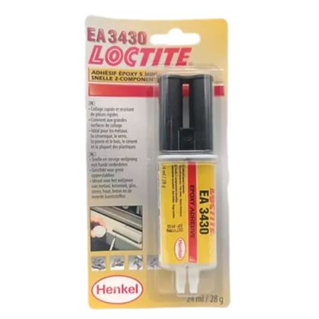 COLLE POXYMATIC RAPIDE LOCTITE EA 3430 - SERINGUE 24ML
